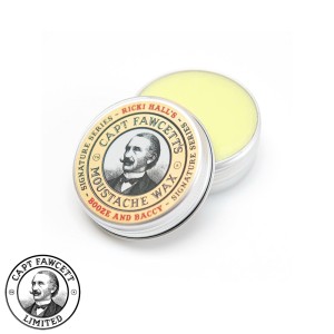 Ricki Hall Booze & Baccy Moustache Wax Signature Series by Captain Fawcett